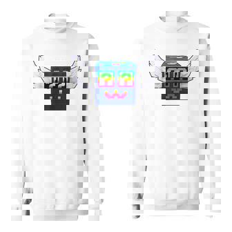 ロックスゲーム内でブレインロットゴッドラッキーブロック4頭脳を盗む スウェットシャツ - Kawaiitshirt