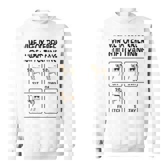 ワイヤーフォックステリアガイド 犬の服従を訓練する スウェットシャツ - Kawaiitshirt