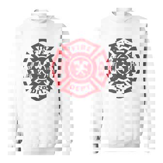 伝統的な消防署救助隊員エンブレムアート。 スウェットシャツ - Kawaiitshirt