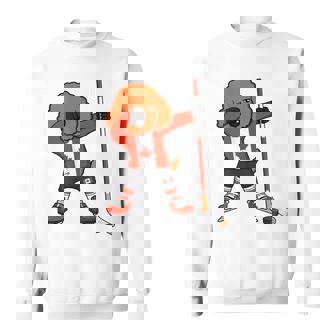 愉快なダビングプードル カナダ アイスホッケーファン ウィンタースポーツ スウェットシャツ - Kawaiitshirt