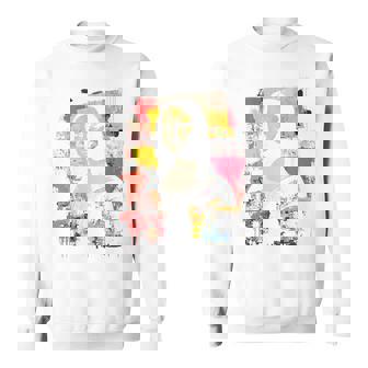 抽象グラフィティ モナリザ バックプリント スウェットシャツ - Kawaiitshirt