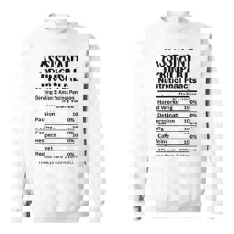 教頭栄養成分表おかしい スウェットシャツ - Kawaiitshirt