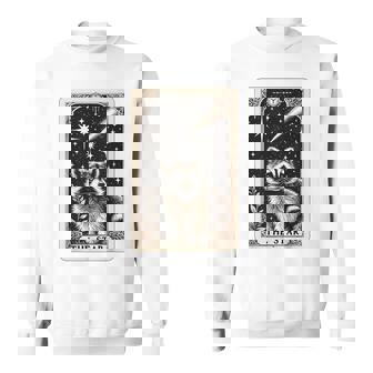 星のタロットカード アライグマ 占星術 神秘的なアライグマ スウェットシャツ - Kawaiitshirt