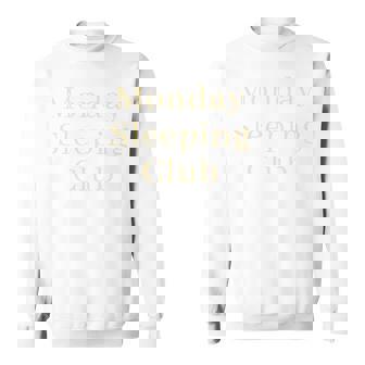 月曜日の睡眠クラブ 長袖tシャツ スウェットシャツ - Kawaiitshirt