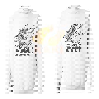 牡蠣 かき カキ Kaki ローマ字 シーフード イラスト 牡蠣好き シーフード好きea Food Oyster スウェットシャツ - Kawaiitshirt