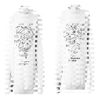 私は物理科学が大好きです数学グラフ数式方程式オタクオタク賢い学生教師 スウェットシャツ - Kawaiitshirt