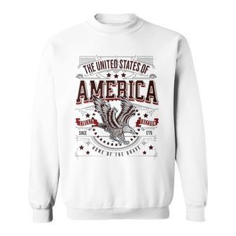 米国アメリカンイーグル アメリカ国旗 パトリオット Usa 男性用 スウェットシャツ - Kawaiitshirt