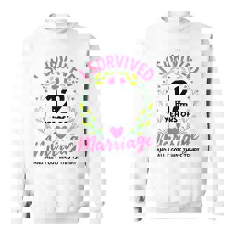 結婚12年 結婚12周年 スウェットシャツ - Kawaiitshirt