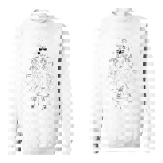 総合格闘技マスター、バックプリント スウェットシャツ - Kawaiitshirt