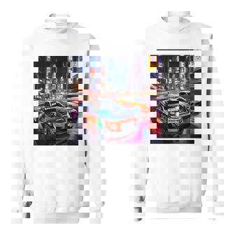 背面にjdmドリフトレーシングカー東京ドリフトスカイライン2台。 スウェットシャツ - Kawaiitshirt