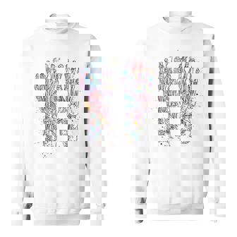 足解剖学 水彩 骨格 足 筋肉 スウェットシャツ - Kawaiitshirt