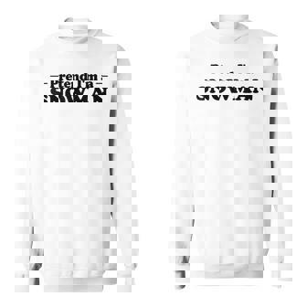 雪だるま ハロウィン コスチューム ごっこ I'm Anowman スウェットシャツ - Kawaiitshirt