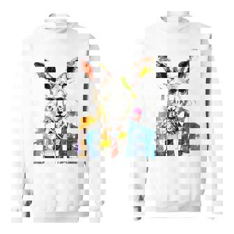 鮮やかなカンガルー、ネクタイ付き。 スウェットシャツ - Kawaiitshirt