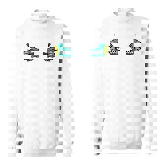 龍 ドラゴン 顔 対称 ポップアート 和風ユニークデザイン スウェットシャツ - Kawaiitshirt