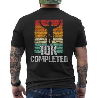 10K Terminé La Course À Pied Exécuter Coureur 10K T-shirt imprimé au dos - Cadeauxyz