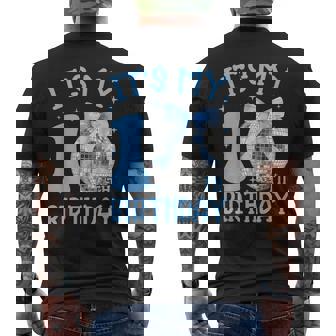 10Th Birthday Coquette Bow Disco Ball 10 Year Old Birthday Men's T-shirt Back Print | Seseable FR