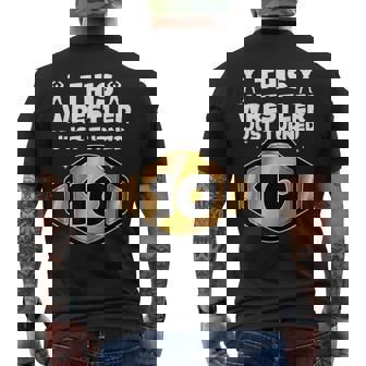 10Th Wrestling Birthday This Wrestler Just Turned Ten Boys Men's T-shirt Back Print | Seseable UK