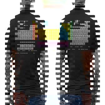 118元素周期表 メンズTシャツ バックプリント - Kawaiitshirt