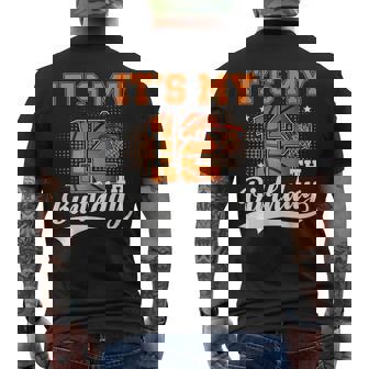 12Th Birthday Boys Basketball 12 Year Old Birthday Men's T-shirt Back Print - Thegiftio