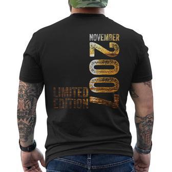 18 Geburtstag Junge 18 Jahre Limited Edition November 2007 T-Shirt mit Rückendruck - Geschenkecke