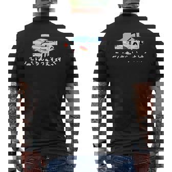 180Sx ドリフト用の車 横滑り車 メンズTシャツ バックプリント - Kawaiitshirt