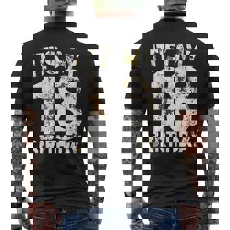 18歳の誕生日 It's My 18歳の誕生日 18歳の誕生日 メンズTシャツ バックプリント - Kawaiitshirt