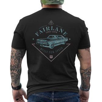 1955 56 57 58 59 60 61 62 63 64 65 66 67 68 69 70 Fairlane Men's T-shirt Back Print - Thegiftio UK