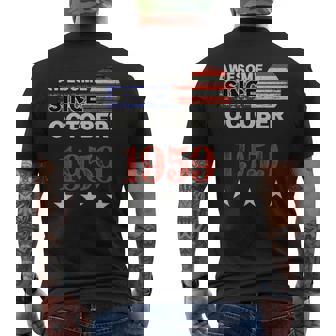 1959年以来素晴らしいヴィンテージアメリカ国旗クラシック1959年10月。 メンズTシャツ バックプリント - Kawaiitshirt