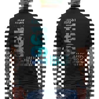 1961年8月 1961年 ヴィンテージ 1961年限定版 メンズTシャツ バックプリント - Kawaiitshirt