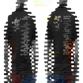 1968 Mann Frau 58 Geburtstag Limited Edition 58 T-Shirt mit Rückendruck - Geschenkecke