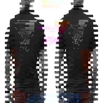 1980年代ynthwave ギフトtシャツ ゲーマーtシャツ レトロスタイリング メンズTシャツ バックプリント - Kawaiitshirt