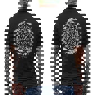 2025年 巳年 龍体文字フトマニ図 長袖tシャツ メンズTシャツ バックプリント - Kawaiitshirt