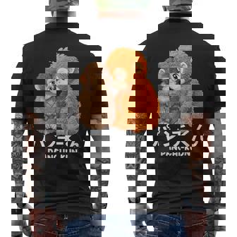 2026年 最愛 モンキーパンチ マカク ぬいぐるみ パンチくん かわいい メンズTシャツ バックプリント - Kawaiitshirt