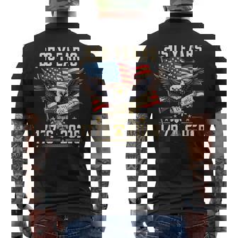 250 Anniversary Usa Patriotic Eagle 250Th 4Th Of July 2026 Men's T-shirt Back Print | Seseable CA