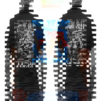 250 Years American 1776 2026 250Th Usa Patriotic 4Th Of July Men's T-shirt Back Print - Thegiftio