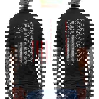 250 Years Flag Anniversary 250Th Independence Day 1776-2026 Men's T-shirt Back Print - Monsterry