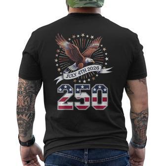250Ème Anniversaire Patriotique 4 Juillet Usa 1776-2026 T-shirt imprimé au dos - Cadeauxyz
