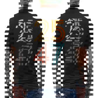 2547 Vintage Meme Men's T-shirt Back Print | Seseable CA