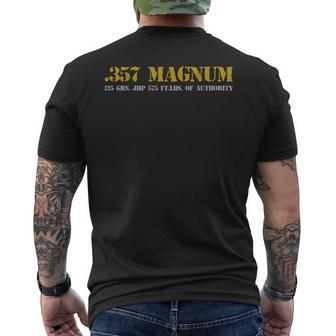 357マグナム弾薬レンジリボルバーtシャツ メンズTシャツ バックプリント - Kawaiitshirt