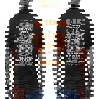 35Th Wedding Anniversary 35 Years Of Driving Each Other Nuts Men's T-shirt Back Print | Mazezy