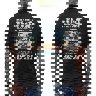 40 Year Old Bday Decorations 40Yr 1986 40Th Birthday Men's T-shirt Back Print | Seseable UK