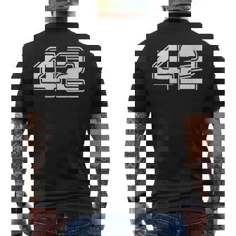 42 宇宙の秘密 メンズTシャツ バックプリント - Kawaiitshirt