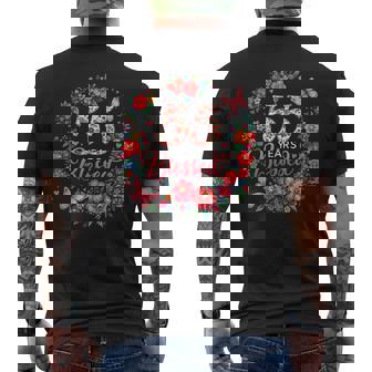 55 Years Blessed 55歳 フローラル 55歳の誕生日プレゼント メンズTシャツ バックプリント - Kawaiitshirt