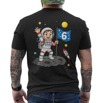 6 Geburtstag Astronaut All Weltraum Junge 6Er Geburtstag T-Shirt mit Rückendruck - Geschenkecke