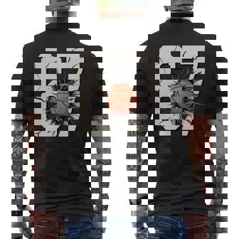 67 Basketball Fan Sports Enthusiast Team Spirit Men's Back Print T-Shirt | Mazezy