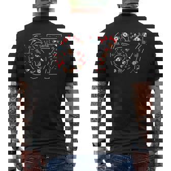 67 Canada Six Seven Canadian Men's Back Print T-Shirt | Mazezy