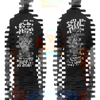 67 Days Of Driving My Teacher Nuts Boys Gaming Squirrel Men's Back Print T-Shirt | Mazezy