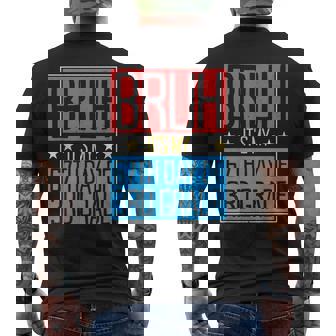 67 Days Of School Bruh It's My 67th Day Of 3rd Grade Men's Back Print T-Shirt | Mazezy