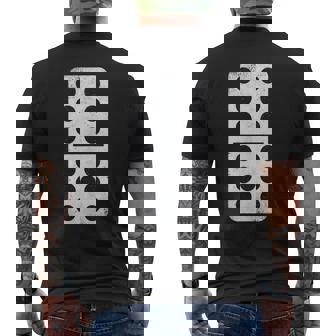 67 Meme Dominoes Six Seven Domino Tank Top Men's Back Print T-Shirt | Mazezy