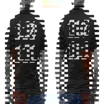 67 Meme Programmer Coder Binary Code Computer Science Men's Back Print T-Shirt | Mazezy
